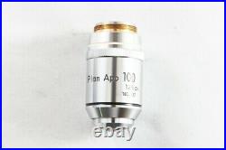 Nikon Plan APO 100x / 1.35 Oil 160/0.17 TL Microscope Objective #1336