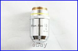 Nikon Plan APO 10x / 0.4 160/0.17 Microscope Objective from Japan #1338