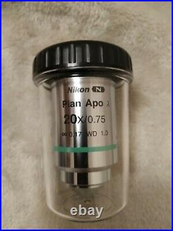 Nikon Plan APO 20X/0.75 DIC N2 Microscope Objective 20x 0.75 - UK