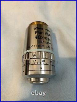 Nikon Plan APO 40x/0.95 DIC M/N2 Microscope Objective