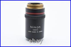 Nikon Plan APO 4x / 0.16 160 160mm Microscope Objective lens Japan made A2421291