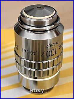 Nikon Plan Apo 100X/1.40 oil 160/0.17 microscope objective