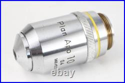 Nikon Plan Apo 10 0.4 160/0.17 microscope objective lens Fully functional