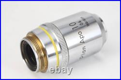 Nikon Plan Apo 10 0.4 160/0.17 microscope objective lens Fully functional