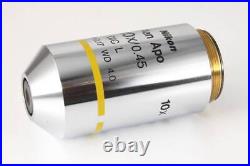 Nikon Plan Apo 10x / 0.45 DIC L inf/0.17 WD 4.0 Microscope Objective Lens