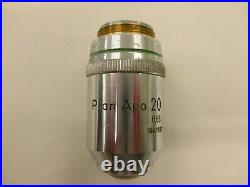 Nikon Plan Apo 20X 0.65 160/0.17 Microscope objective lens Apochromatic RMS #2