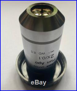 Nikon Plan Apo 2x/0.10 Microscope Objective