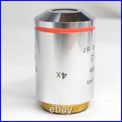 Nikon Plan Apo 4 0.2 Dic H Wd 15.7 Microscope Objective Lenscleaned Maintain