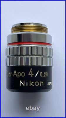 Nikon Plan Apo 4x / 0.20, 160 / -, microscope objective