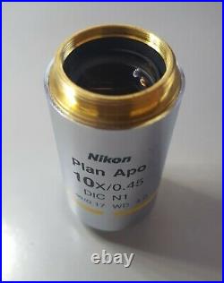 Nikon Plan Apo DIC N1 10x/0.45 Microscope Objective