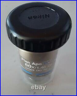 Nikon Plan Apo VC 60x/1.40 Oil Immersive Microscope Objective