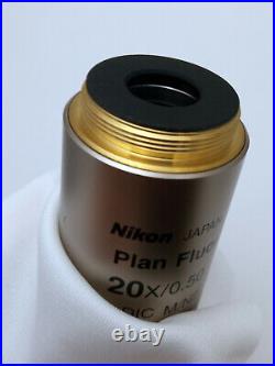 Nikon Plan Fluor 20x/0.50 DIC M/N2 WD2.1 Microscope objective