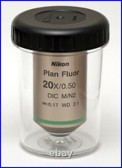 Nikon Plan Fluor 20x/0.50 Microscope Objective
