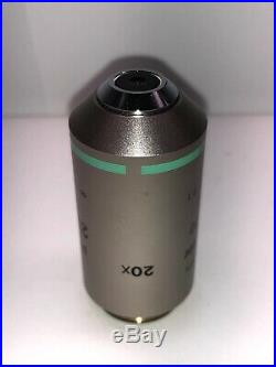 Nikon Plan Fluor 20x/0.50 Microscope Objective DIC M 0.17 WD 2.1