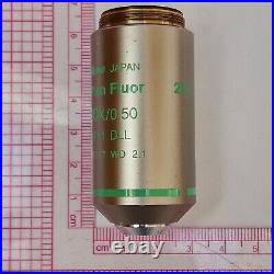 Nikon Plan Fluor 20x/0.50 Ph1 DLL WD 2.1 Infinity/0.17 Microscope Objective Lens