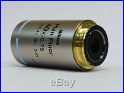 Nikon Plan Fluor 40X/0.75 /0.17 DIC/N2 WD 0.66 Microscope Objective