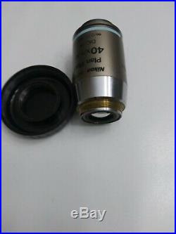 Nikon Plan Fluor 40x / 1.30 Oil DIC H Infinity 0.17 Wd 0.2 Microscope Objective