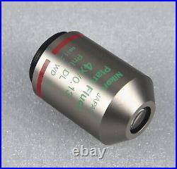 Nikon Plan Fluor 4x /0.13 PHL DL Phase Microscope Objective Lens, Made in Japan