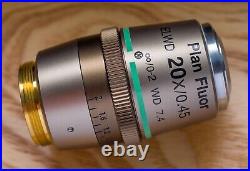 Nikon Plan Fluor ELWD 20x NA 0.45 DIC L/N1 Microscope objective 7.4mm WD