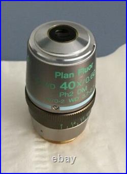 Nikon Plan Fluor ELWD 40x /0,60 DIC M Ph2 DM Eclipse Microscope Objective