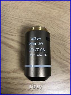 Nikon Plan UW 2x/0.06 Microscope Objective