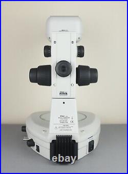 Nikon SMZ1500 Dark Field Microscope wt Ergo Head, Illuminated Base & Plan Apo 1x