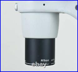 Nikon SMZ800 Microscope with Nikon 10x/22 Eyepieces Plan 1x Objective and Stand