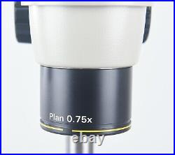 Nikon SMZ-10A Darkfield Microscope 10x/24 Super Wide Eyepieces Plan 0.75x Lens