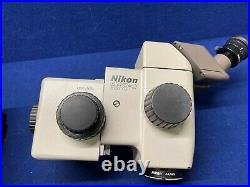 Nikon SMZ-U Stereoscopic Zoom Microscope W 2 Eye pieces ED Plan 1X