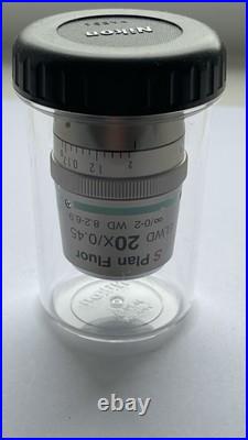 Nikon S Plan Fluor ELWD 20x / 0.45 infinity DIC N1 microscope objective
