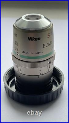 Nikon S Plan Fluor ELWD 20x / 0.45 infinity DIC N1 microscope objective
