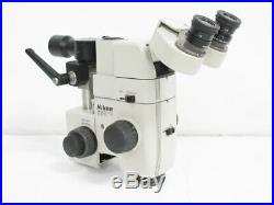 Nikon Smz-u Zoom 110 Microscope 2x Uw10xa/24 Ed Plan 0.75x 1.25x Head Ergo-tilt