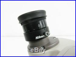 Nikon Smz-u Zoom 110 Microscope 2x Uw10xa/24 Ed Plan 0.75x 1.25x Head Ergo-tilt