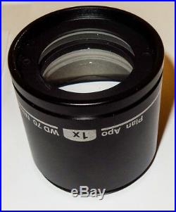 Nikon Stereo Microscope Objective Lens ED Plan APO 1.0X MNH44100