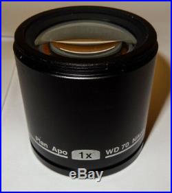 Nikon Stereo Microscope Objective Lens ED Plan APO 1.0X MNH44100
