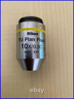 Nikon TU PLAN Fluor 10X/0.30 WD17.5 Objective for Industrial Microscopes