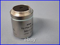 Nikon TU Plan ELWD 50x/0.60 B Objective 32mm Thread