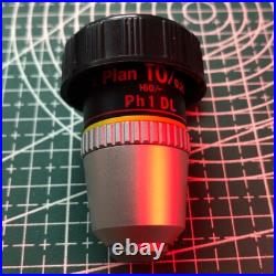 Nikon e Plan 10/0.25 160/- Ph1 DL Phase Contrast Microscope Objective