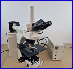 Nikon eclipse 80i Epi illumination fluoresce microscope and plan fluor objective