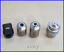 Nikon eclipse 80i Epi illumination fluoresce microscope and plan fluor objective