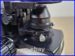 Nikon eclipse 80i Epi illumination fluoresce microscope and plan fluor objective