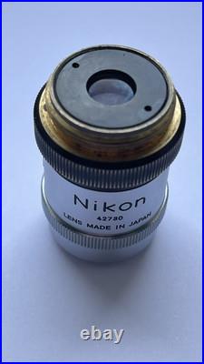 Nikon plan 1.2x, 0.03 microscope objective