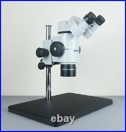 Wild Leica M8 Microscope with Large Plan 1x Objective 10x/21 Eyepieces and Stand